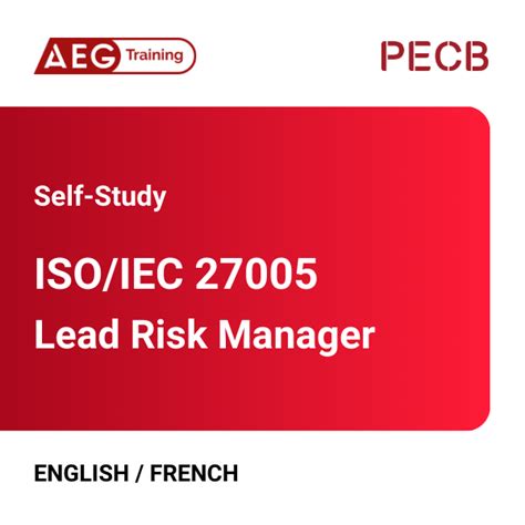 ISO 27005 Lead Risk Manager Training Exam Certificate