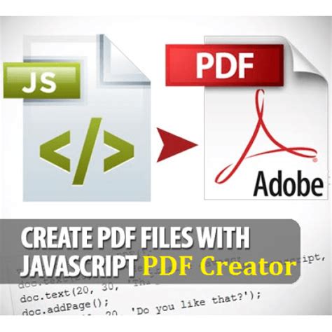 Javascript Pdf Creator Library