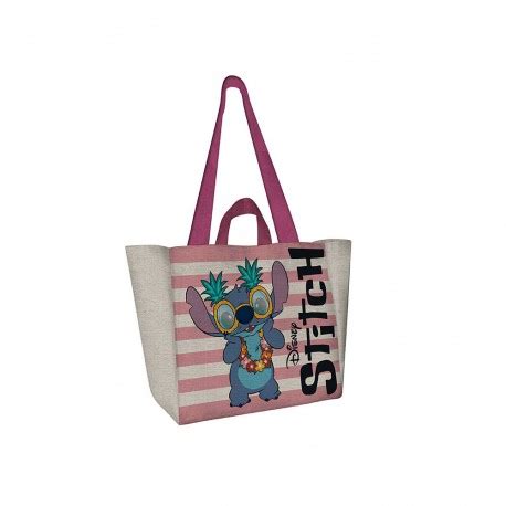 Sac Cabas En Toile Stitch Disney Pastel Sur Kas Design