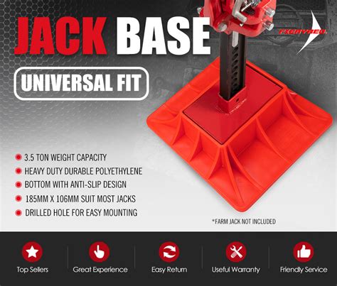 Hi Lift Jack Base Plate For Sand Mud Snow Grass 4wd 4x4 Offroad Recove