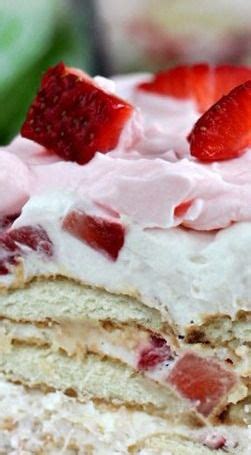 Whipped Strawberry Icebox Cake No Bake Spend With Pennies Raw