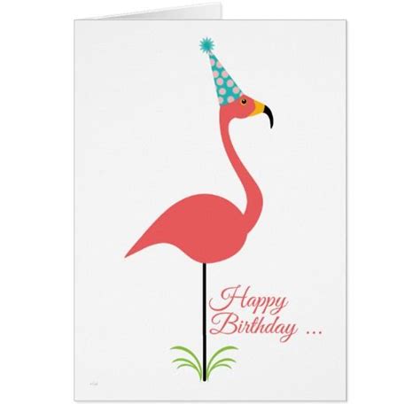 Pink Lawn Flamingo Happy Birthday To Classy Person Card In 2021 Flamingo Happy