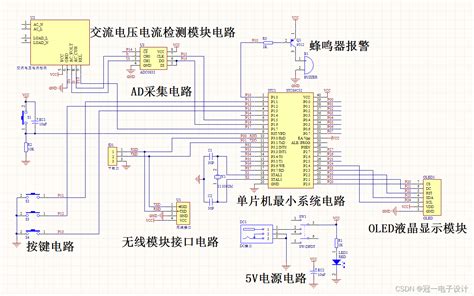 2、基于51单片机智能交流电表抄表oled屏单片机模拟电能表走字功能 Csdn博客