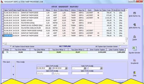 YAYLASOFT DEPO STOK TAKİP PROGRAMLARI ÇOK KOLAY KULLANIMLI EN İYİ