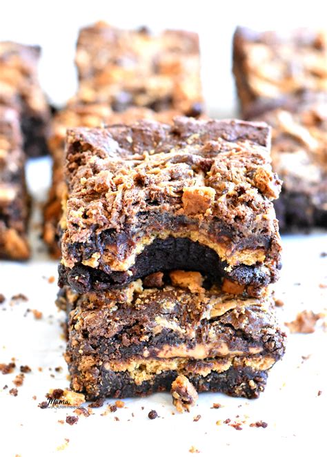 Gluten Free Chocolate Peanut Butter Graham Brownies Dairy Free Option