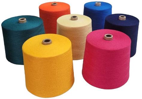 Spun Polyester Dyed Yarn For Weaving At Best Price In Surat Id