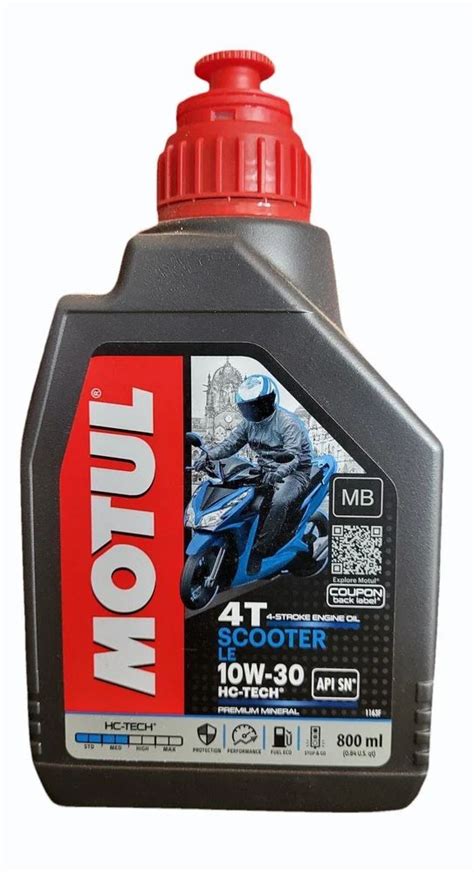 Motul T W Scooter Engine Oil Bottle Of Ml At Bottle In