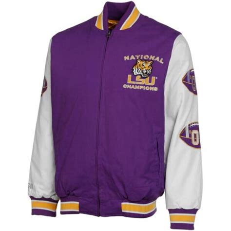 Lsu Tigers 3 Time National Champions Commemorative Varsity Jacket