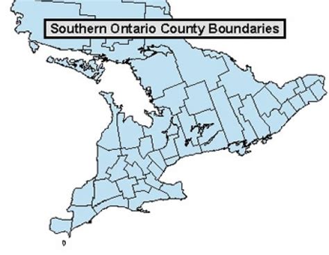 Map Of Southern Ontario Counties - Map Of West