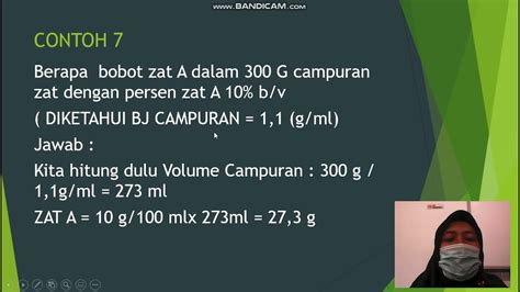 Materi Perhitungan Pengenceran Non Etanol Mapel Yanfar Xi Oleh Apt