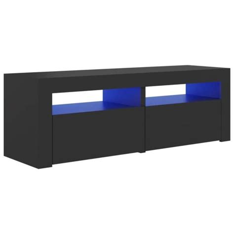 Jill Sale Meuble Tv Banc Tv Buffet De Tv Avec Lumi Res Led Gris