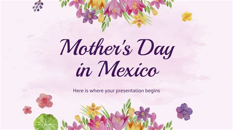 Mothers Day In Mexico Presentation