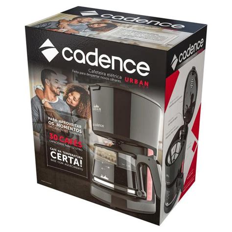 Cafeteira Elétrica Urban Pop 30 Xícaras Jarra 1 2 Litros 127v Cadence