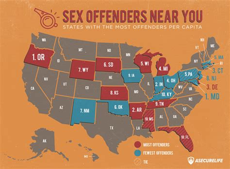 MAP MONDAY States With The Most Sex Offenders Per Capita AllOnGeorgia