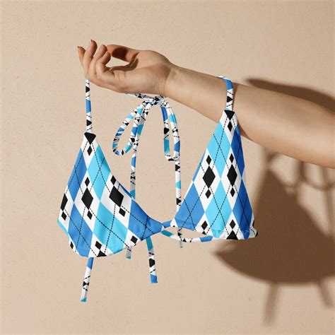 Argyle Navajo Recycled String Bikini Set Western Electric Navajo