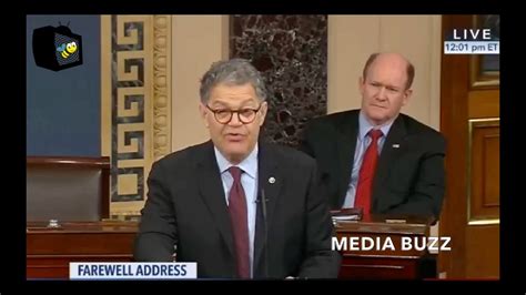 Senator Al Franken Farewell Speech Youtube