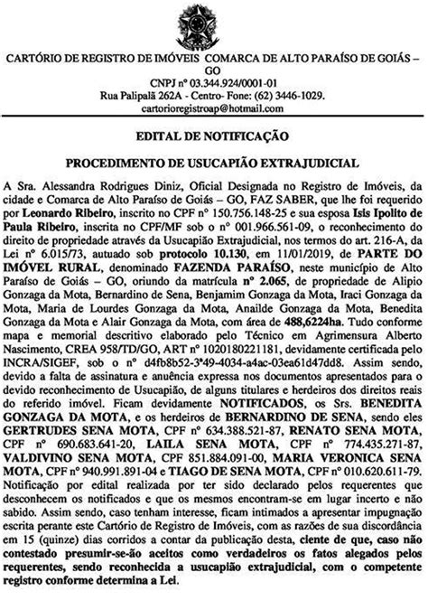 Modelo Notificação Extra Judicial FILECLOUD