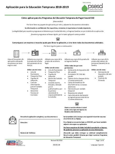 Completable En L Nea Aplicacin Para La Educacin Temprana Pdf