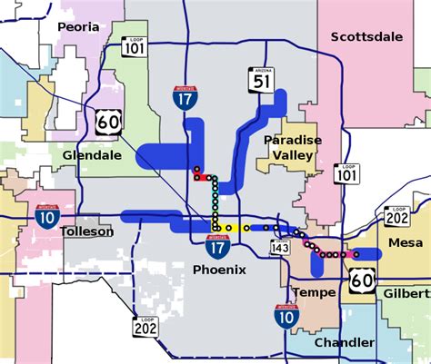 Valley Metro Light Rail Map