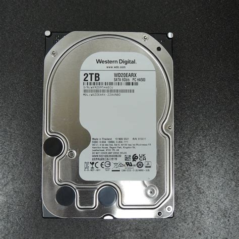 【目立った傷や汚れなし】【検品済み】wd 2tb Hdd Wd20earx 使用7625時間 管理ア 22の落札情報詳細 ヤフオク