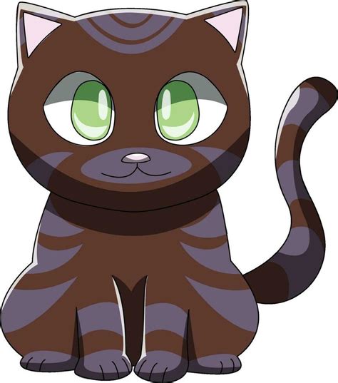 Cat Kitten Vector Illustration Drawing Cartoon Cute 35722186 Vector Art