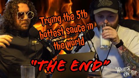 Trying 6 Million Scoville Hot Sauce The End Vomit Warning Youtube