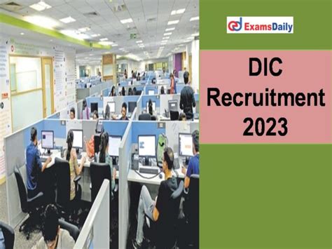 Dic Recruitment Out Graduates Required Registration Link