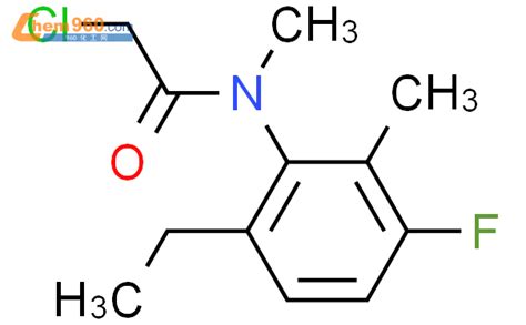 117335 41 8 Acetamide 2 Chloro N 6 Ethyl 3 Fluoro 2 Methylphenyl N Methyl 化学式、结构式、分子式、mol