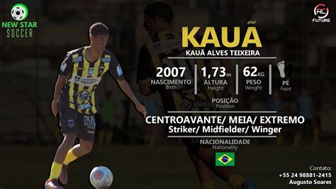 Kau Centroavante Meia Extremo Striker Midfielder Winger