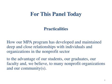 Ppt The University Of Utah Mpa Programs Relationships With Nonprofit