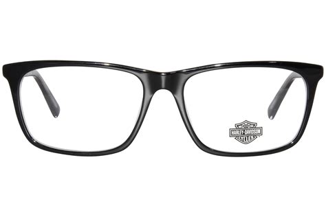 Harley Davidson Hd0975 003 Eyeglasses Mens Blackcrystal Full Rim 57 17 145