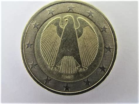 2 EURO MÜNZE Deutschland 2002 A Schnabel Fehlprägung EUR 950 00