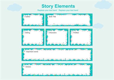 Story Elements Graphic Organizer Setting