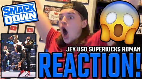 JEY SUPERKICKS ROMAN USOS LEAVE BLOODLINE SHOCKING REACTION WWE