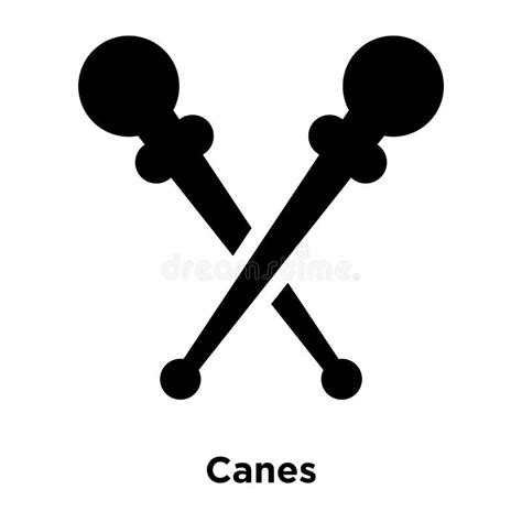 Canes Icon Vector Isolated on White Background, Logo Concept of Stock ...