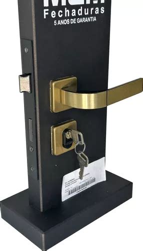 Fechadura Para Porta Quarto Sala Externa Modena Bronze Mgm C