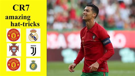 Cristiano Ronaldo First Hat Tricks For Clubs Youtube