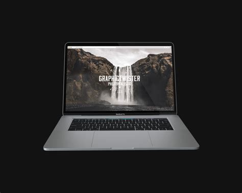 Front-View MacBook Pro Mockup - Mockup World