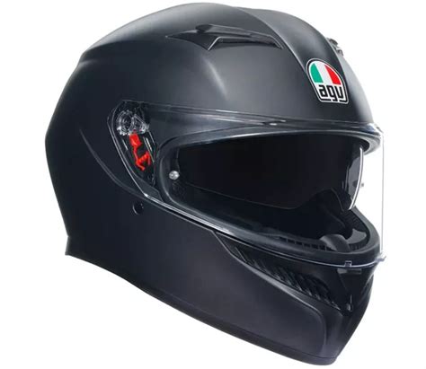 Helma Na Moto AGV K3 MPLK MATT BLACK Bikers Crown