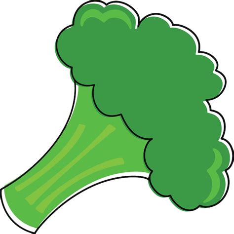 Premium Vector | Broccoli illustration. broccoli cartoon style. flat vegetable concept