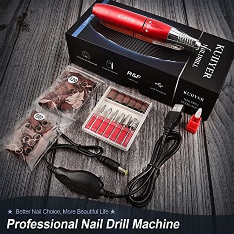 Electric Nail Drill Machine Kuiiyer Rpm Professional Nail Drill