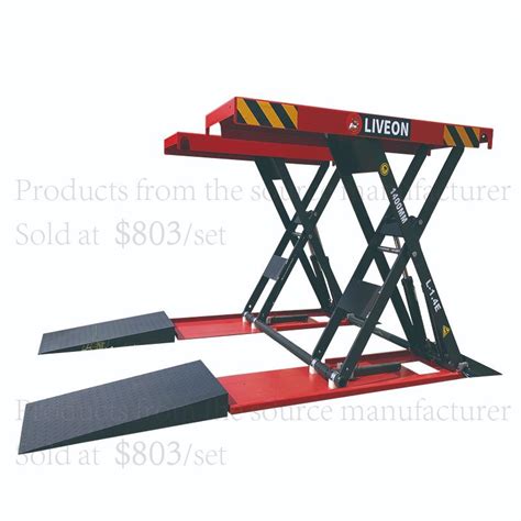 4ton Portable Car Lift Low Automotive Hydraulic Car MID Rise Scissor