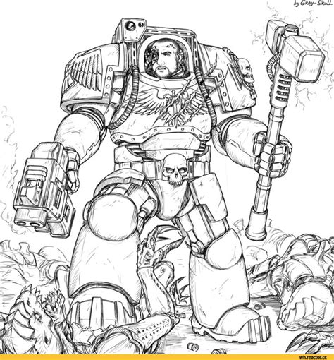 Warhammer 40k Coloring Pages Coloring Pages