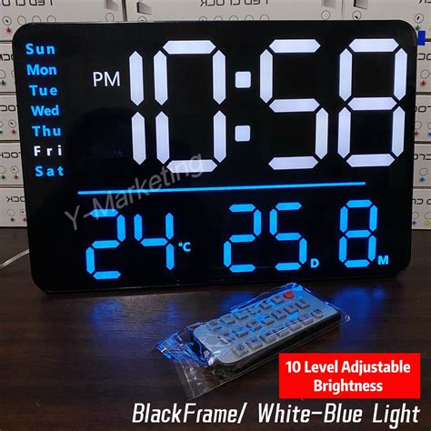 (6653) Customized Large Digits Digital Alarm Clock with (TIMER ...