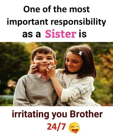 Funny Cute Brother And Sister Quotes - ShortQuotes.cc