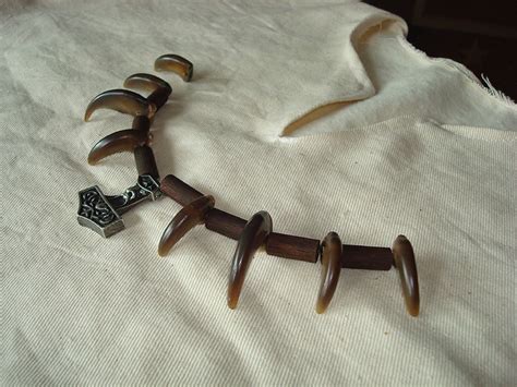 Collier Et Talisman De Griffes D Ours