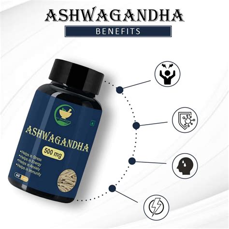 Buy Fij Ayurveda Ashwagandha Capsule Helps Anxiety And Stress Relief For