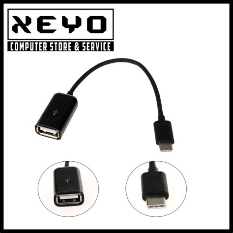 Jual Kabel Otg Konektor Converter Adaptor Sambungan Type C To Usb