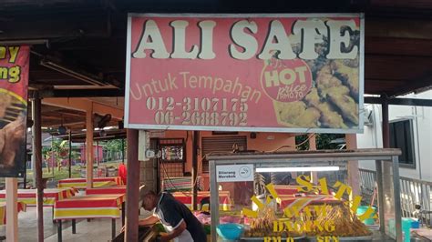 Ali Satay Warisan Duyong Melaka Satay Besar Dan Berbaloi Makan