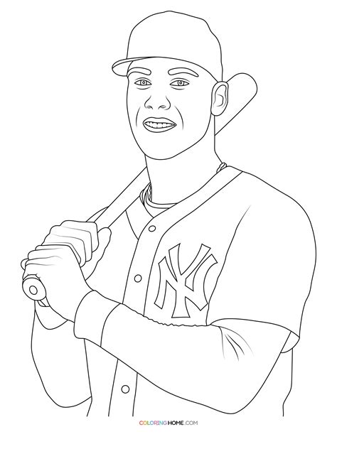 Aaron Judge Coloring Pages - Coloring Home